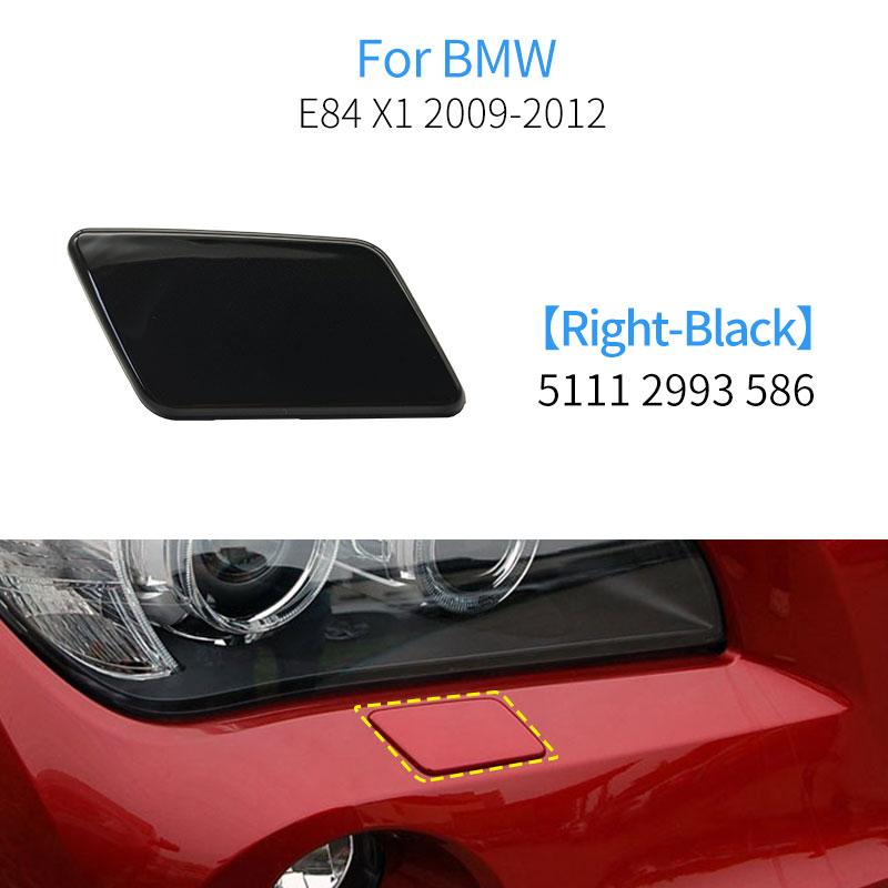 For BMW E84 Car Front Bumper Headlight Washer Spray Cover Cap Accessory Replacemente For BMW X1 2008-2012 51112993586