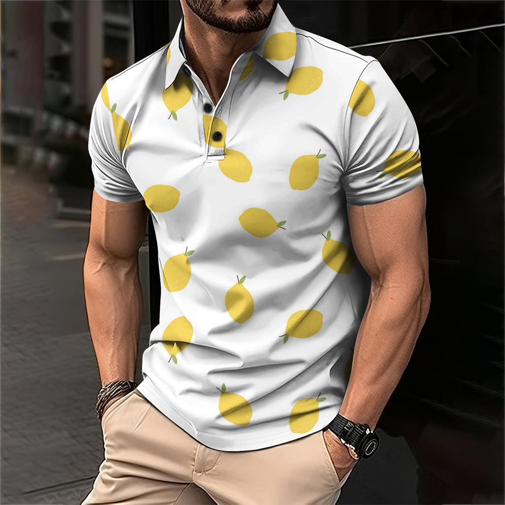 Мужская летняя дышащая рубашка с короткими рукавами и культурой отдыха