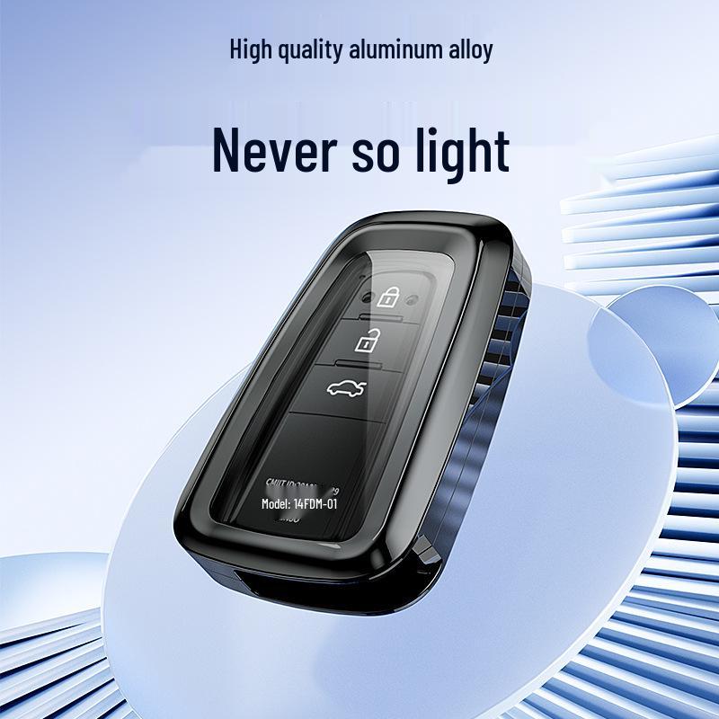 Чехол для ключа Toyota для Camry, Prado, Crown, Levin, Avalon, Highlander, RAV4 - Чехол с полной защитой