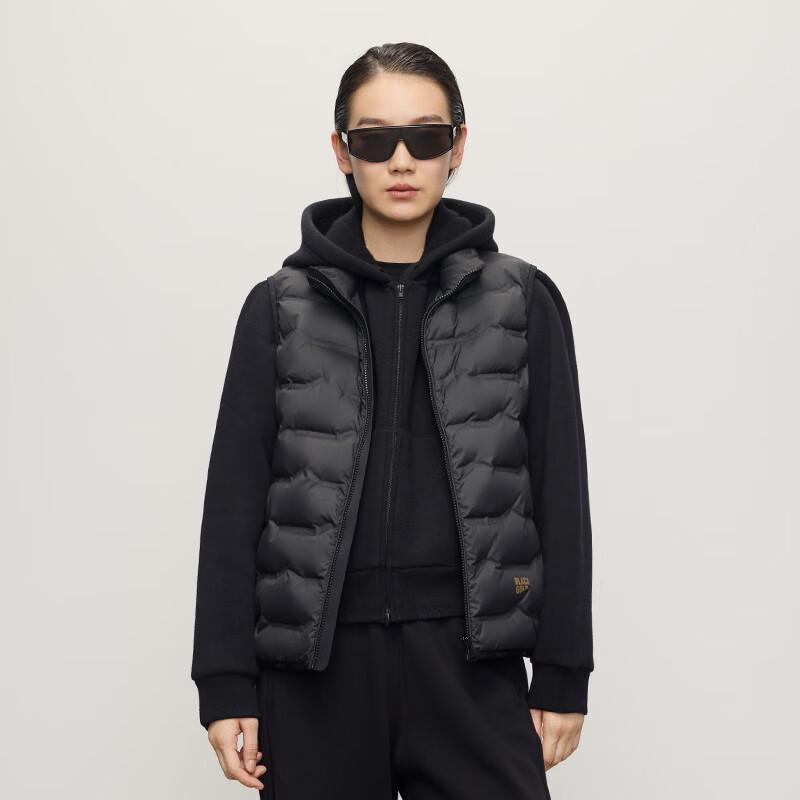 Gaofei Черно-золотой 5.0 Унисекс Легкий жилет на гусином пуху