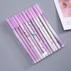 12Pcs/Set Kawaii Pen Natural Cute Gel Pen 0.5mm BlackInk Pen for Kids Gifts School Office Stationery Supplies
