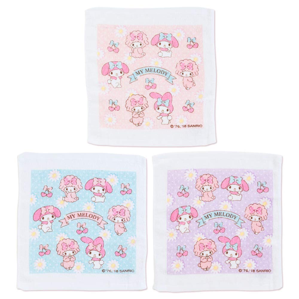 Sanrio Набор влажных полотенец My Melody из 3 шт. 29 x 32 см, хлопок 324299 Прибл.. 100%