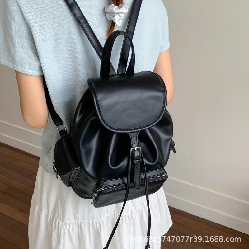 Vintage College Style Backpack for Women 2025 New Large Capacity Leisure Short Trip Backpack Student Schoolbag for Women