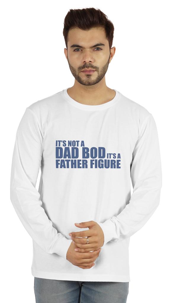 Inkmeso Мужская футболка It's Not A Dad Bod It's A Father Figure Смешные цитаты Папочка футболка