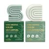 Rice shampoo and conditioner soap with rosemary essence for cleansing, anti-itching, nourishing and smoothing hair care set 1