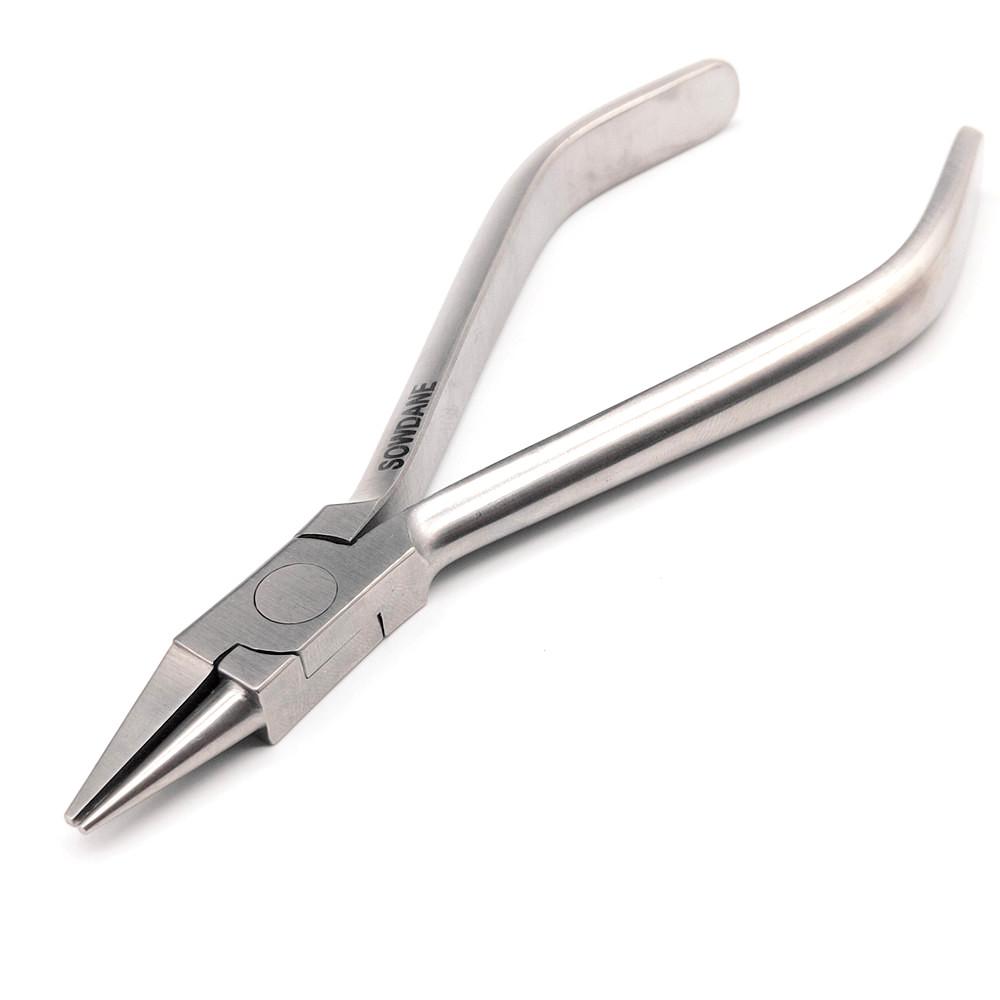 Стоматологические ортодонтические плоскогубцы, лабораторные клещи для гибки проволоки Адама, формовочные плоскогубцы, лабораторный инструмент для проволоки макс. 0,9 мм