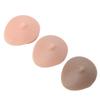3PCS Piercing Silicone Nipple Models Light Medium Dark Skin Tone Reusable Body Piercing Models with Acrylic Support