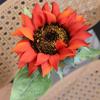 Non-Fading Artificial Sunflower Branch 70cm Silk Fake Flowers Home Decoration