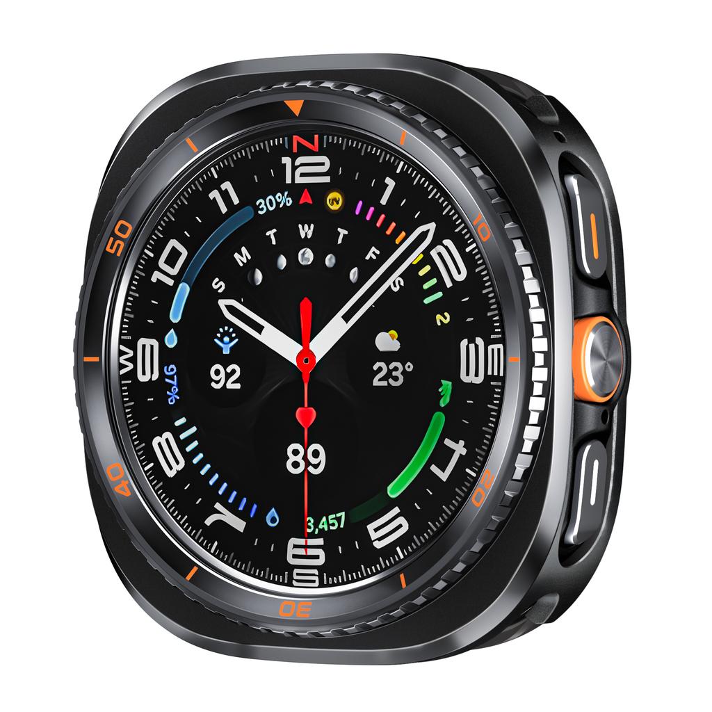 Роскошный металлический чехол для Samsung Galaxy Watch Ultra2 2025 Защитный чехол Бампер-оболочка из алюминиевого сплава для Galaxy Watch Ultra 47 мм