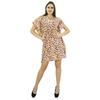 Bimba Women Bohemian Printed Cotton Kaftan Dress Short Tunic Beach Caftan
