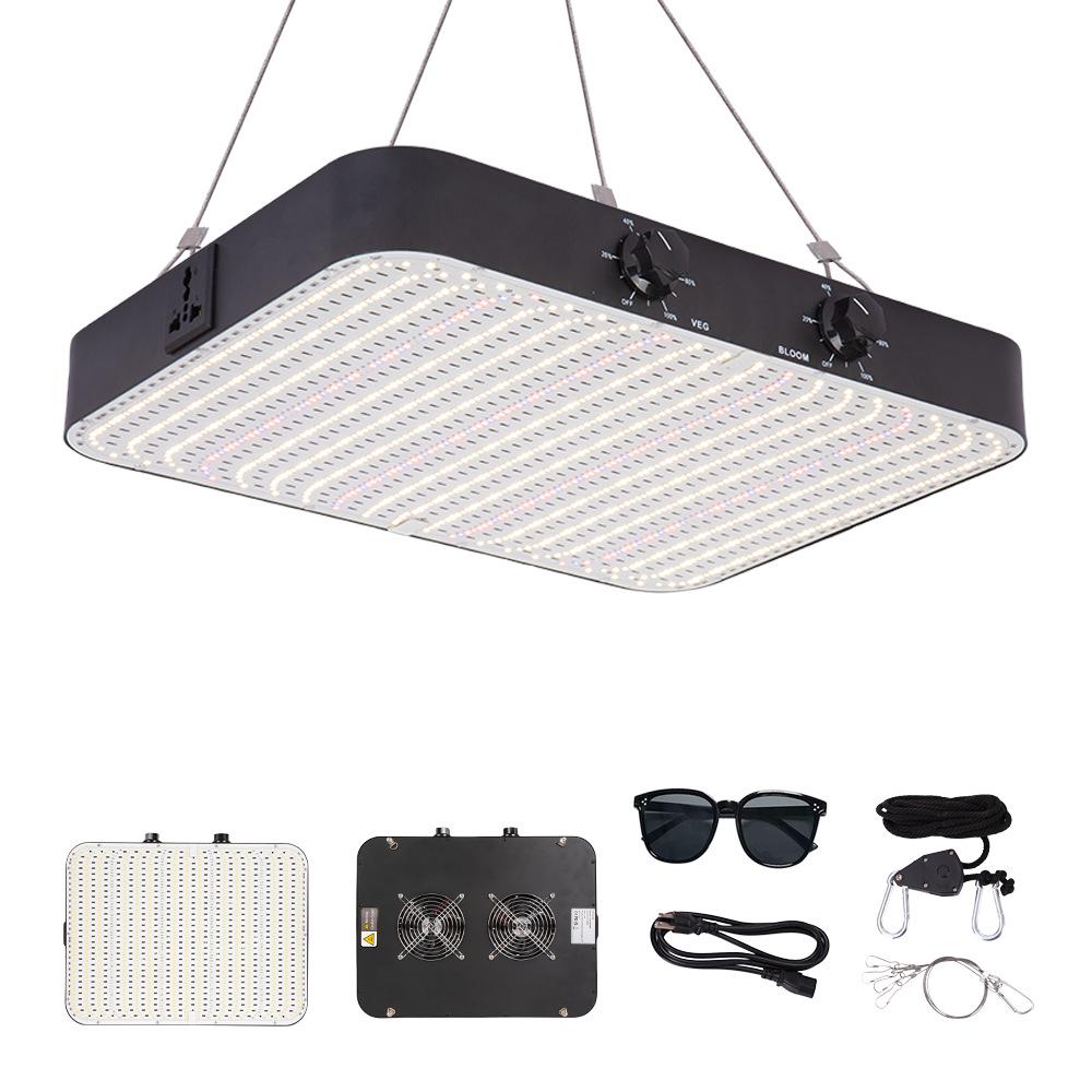 Светодиодная квантовая панель для растений: Высокоэффективный полный спектр для закрытых теплиц