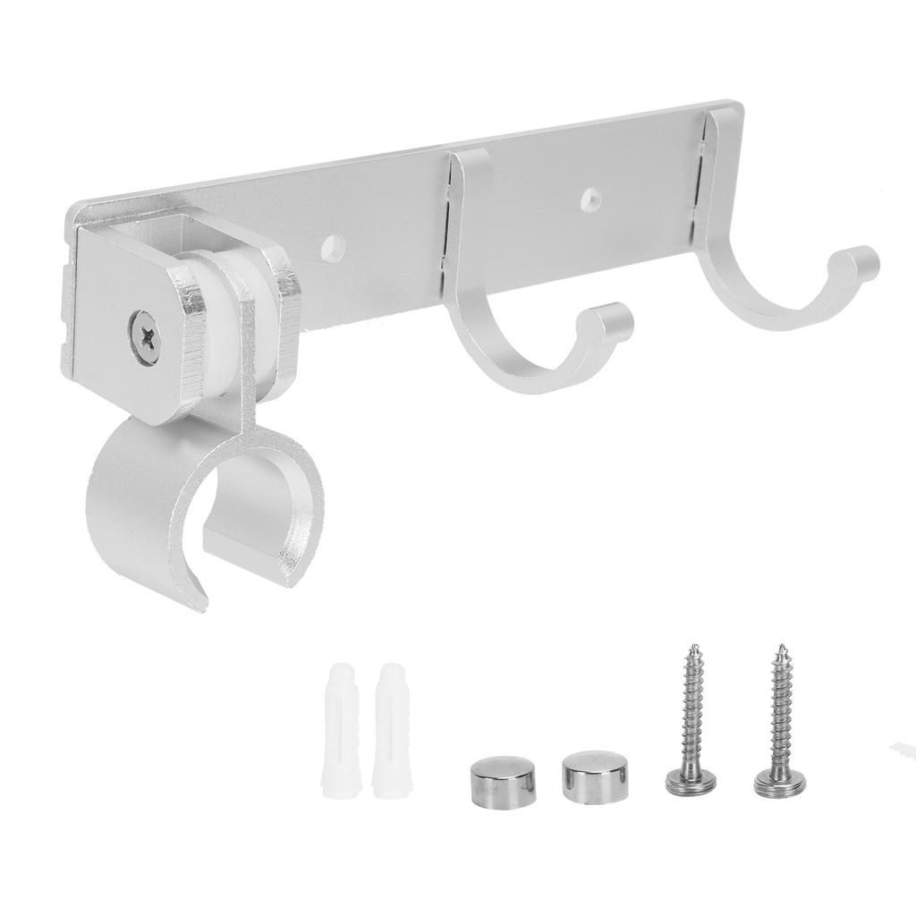 Регулируемый держатель для душевой лейки с крючком, настенный органайзер для хранения банных принадлежностей