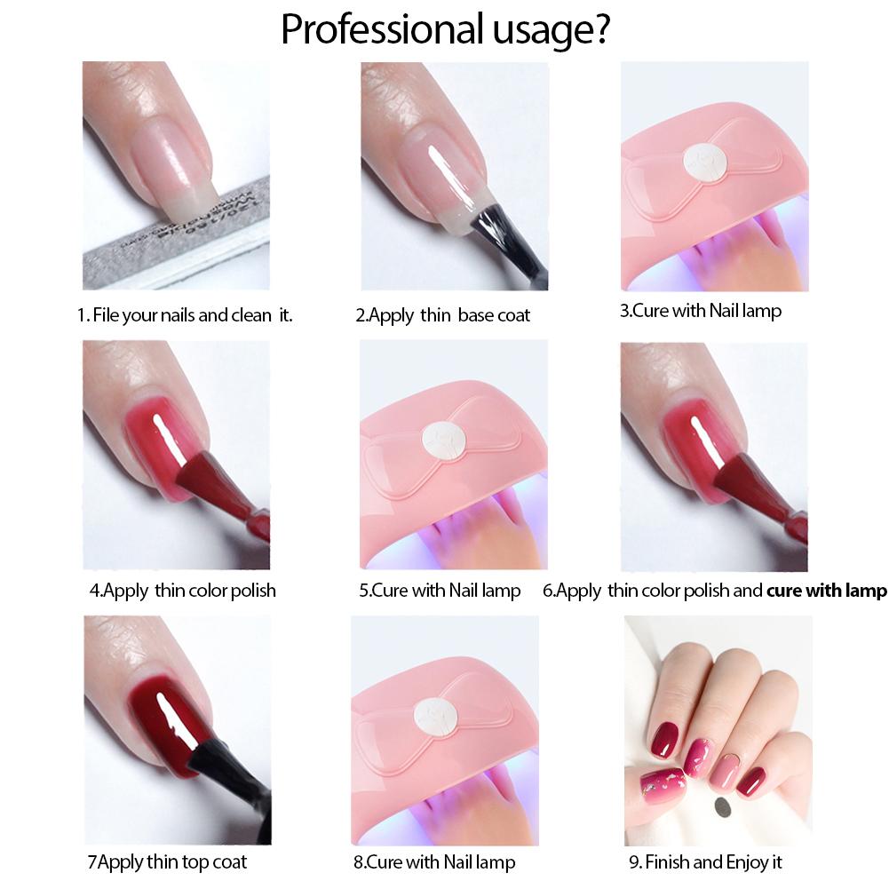 Гель-лак для ногтей PHOENIXY, 10 цветов, замачиваемый УФ-гель для ногтей, стартовый набор для дизайна ногтей, набор блестящих лаков для DIY, дома, гель для маникюра