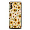 Чехол-обложка для телефона Samsung Galaxy S25 Edge S24 S23 S22 S20 S21 FE Ultra S10 S10E Plus 5G Мягкий ТПУ Чехлы Сумки с рисунком Подсолнух