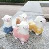 Alpaca Miniature Lovely Plush Toy Keychain For Kids Backpack Or Keyring Use