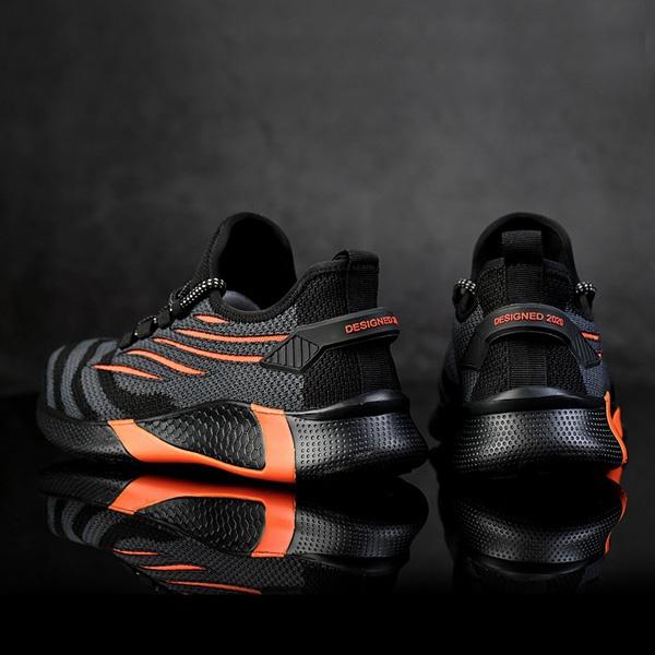 Fashion Breathable Safety Shoes Anti-smashing Anti-puncture Lightweight Safety Work Shoes for Men Women Plus Size 35-50