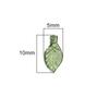 Transparent Green Transparent Leaf Shape Beads Charms Leaf Shape Beads  Necklace Accessories