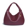 Large-capacity Hand-woven Women's Bag, Fashionable Single-shoulder Underarm Bag, Crescent-shaped Dumpling Bag, Crescent Moon Bag