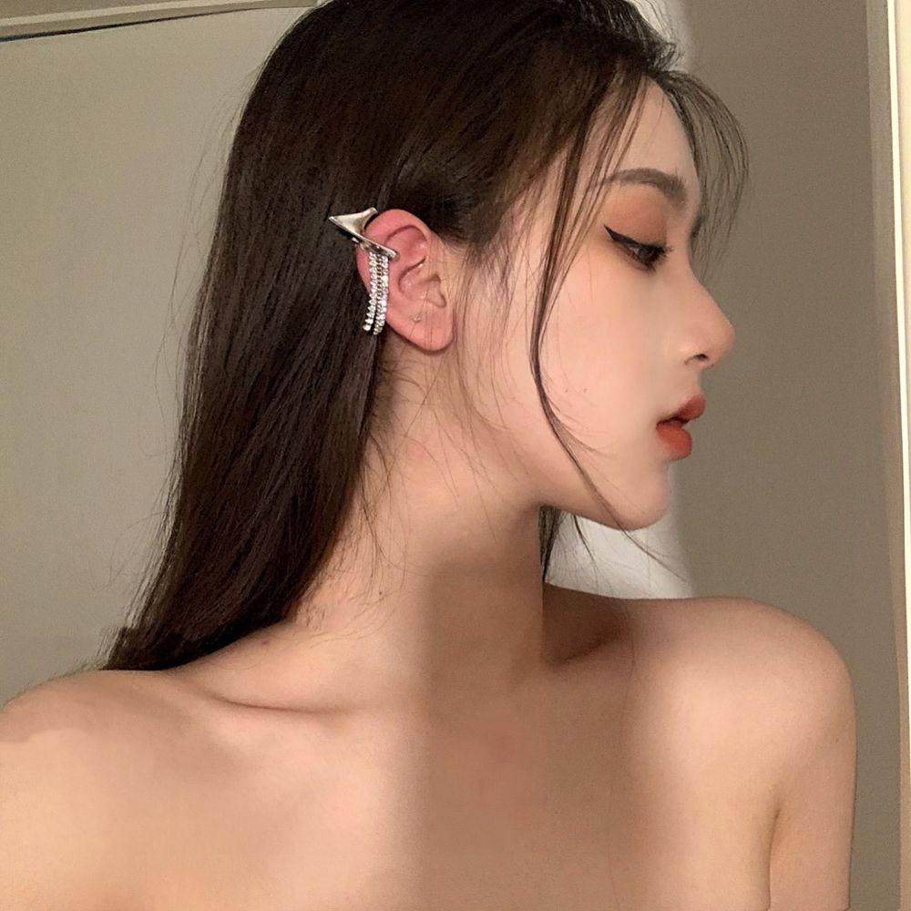 Серьги женские серьги-каффы эльфийские серьги-клипсы без пирсинга серьги-кисточки серьги-цепочки