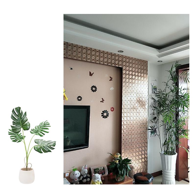 Наклейка на стену из металлической мозаики в европейском стиле, самоклеящаяся настенная плитка, фартук для гостиной, фон для телевизора, настенный декор, мозаичная палочка