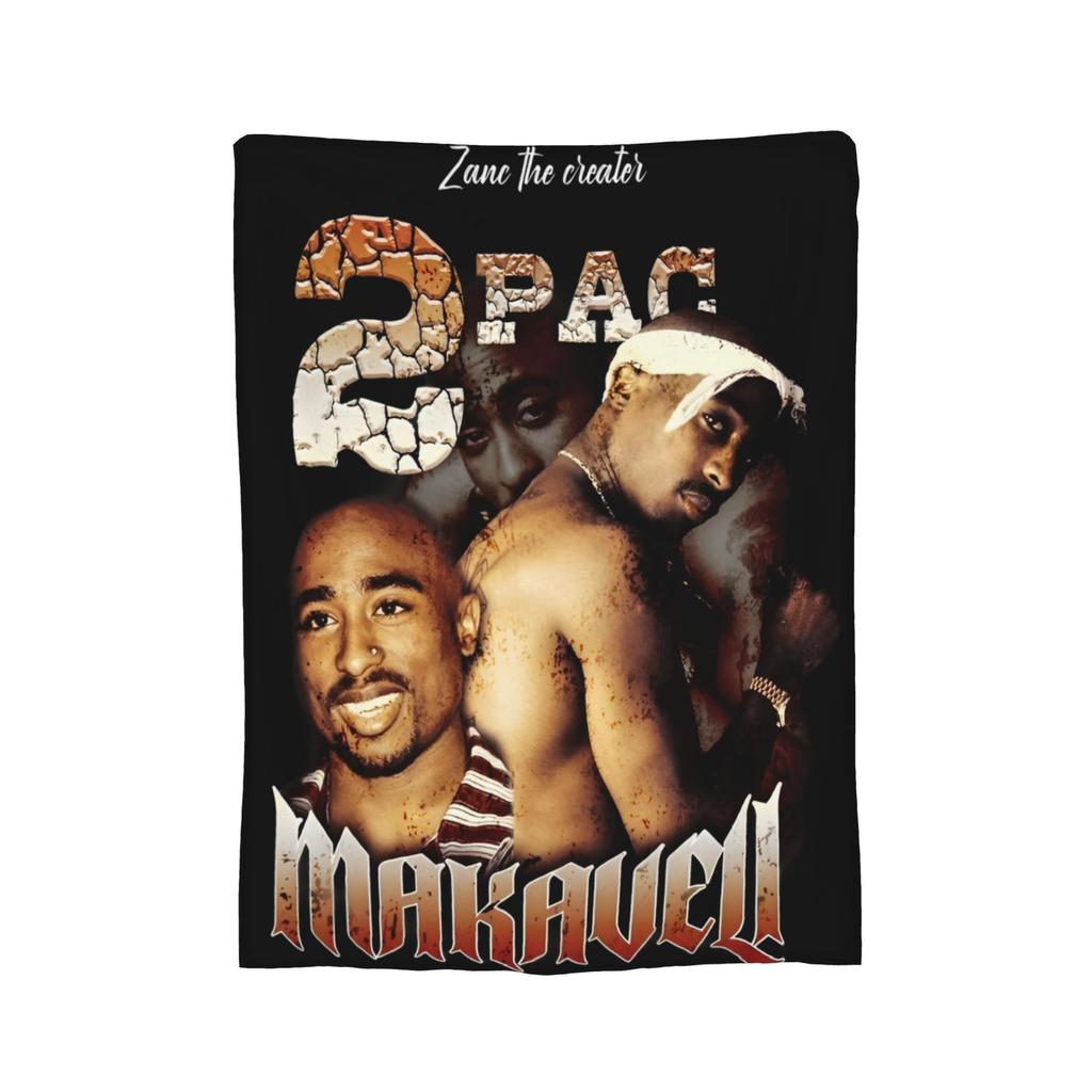 Poetic Justice Flannel Blankets Tupac 2pac Hip Hop Singer Fashion Throw Blanket for Home Rug Piece,