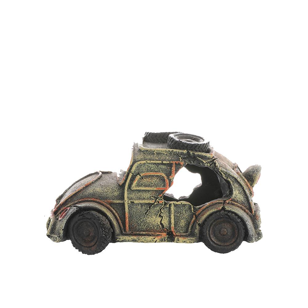 Resin Car Wreck Fishbowl Landscaping Various Styles Multipurpose Fish Shrimp Shelter Excellent Breeding Environment Aquarium Ornaments