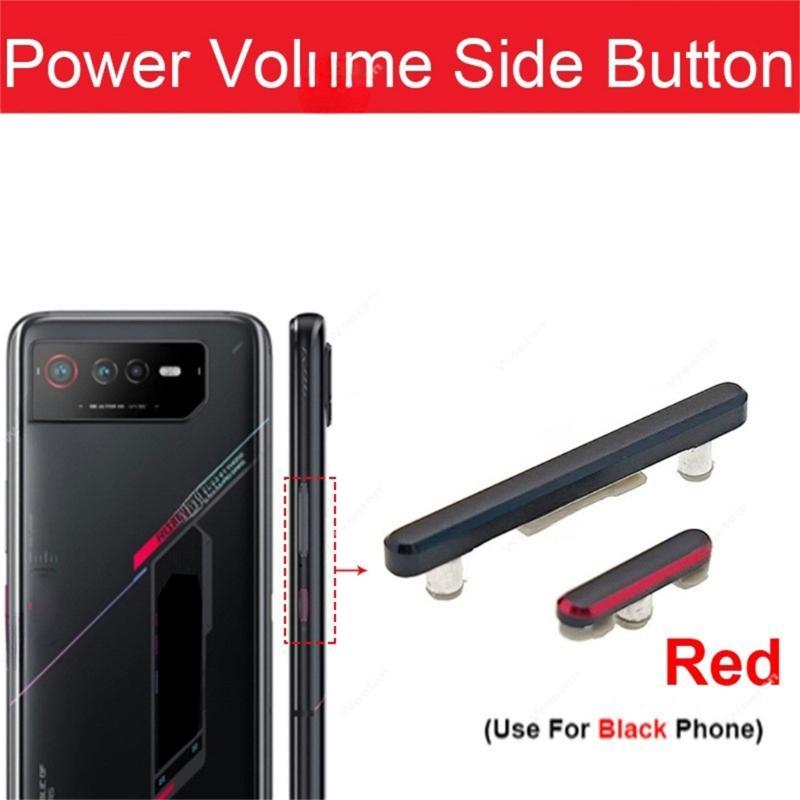 Профессиональные кнопки регулировки громкости, кнопки включения, боковые кнопки, подходят для телефона ROG 6, улучшают отзывчивость, металлическая конструкция