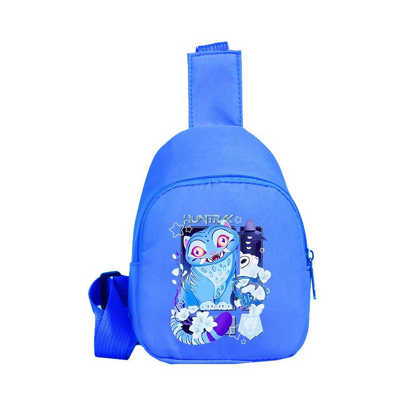Children'S Breast Bag Animation Cartoon Peripheral Printing Casual Shoulder Bag Going Out Portable Messenger Bag