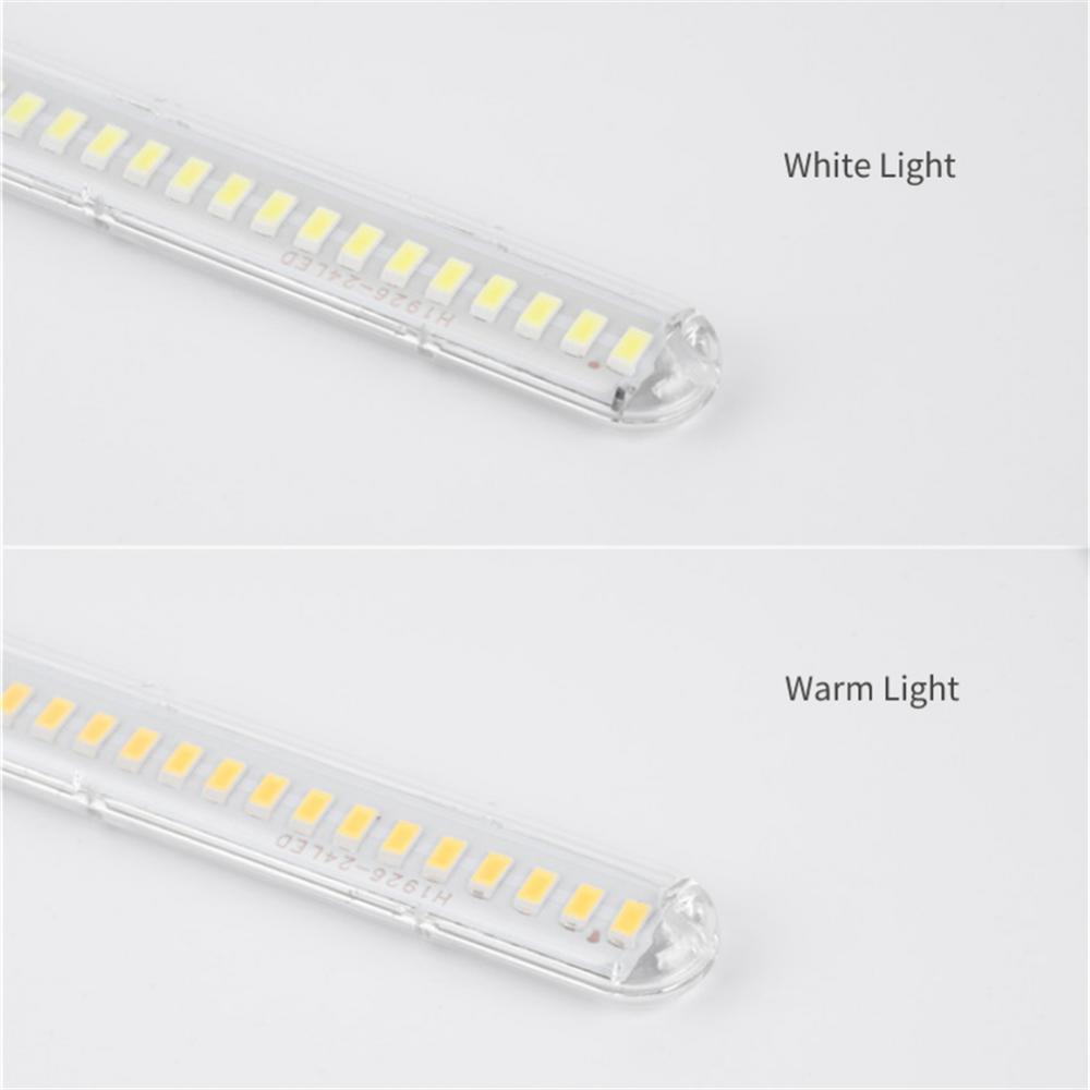 24 светодиода мини-светильник для книг USB светодиодная настольная лампа портативный настольный светильник для чтения супер яркий ночник для кемпинга внешний аккумулятор ноутбук