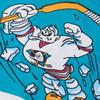 Мужская хоккейная форма SELANNE №8 'Breaking The Ice', с вышитыми буквами, повседневная, с мультяшным принтом, с длинным рукавом, хоккейная форма