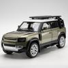 Большой внедорожник Land Rover Defender в масштабе 1/18, внедорожная модель из сплава, литая игрушечная машинка для коллекции, симуляция, звук, свет, подарки на День защиты детей