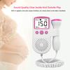 Fetal Doppler Heart Beat Monitor Backlight LCD with 3mhz 50BPM~230BPM Probe Baby Heart Beat Monitor Probe