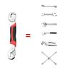 Universal Adjustable Wrench Tool,6-32mm Universal Wrench Stainless Steel Non-slip Multi-function Pipe Multi-size Hand Tools