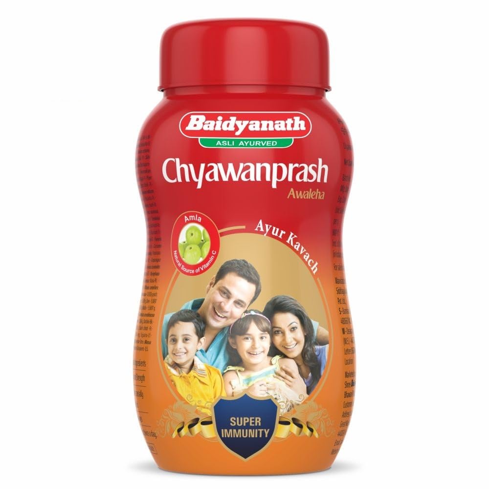 Baidyanath Asli Ayurved Chyawanprash Natural Immunity Booster For Strength And Vitality 450 G Each Pack Of 2