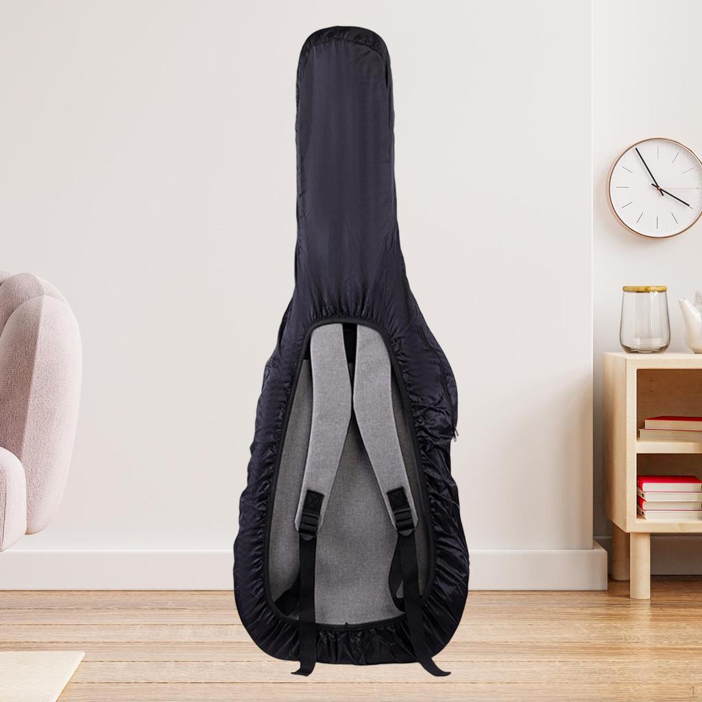Guitar Backpack Dustcover Replaces Dustproof Nylon Reusable Water Resistant for Travel Show