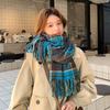 Small Fresh Imitation Cashmere Scarf Shawl Retro Warm Couple Versatile Scarf