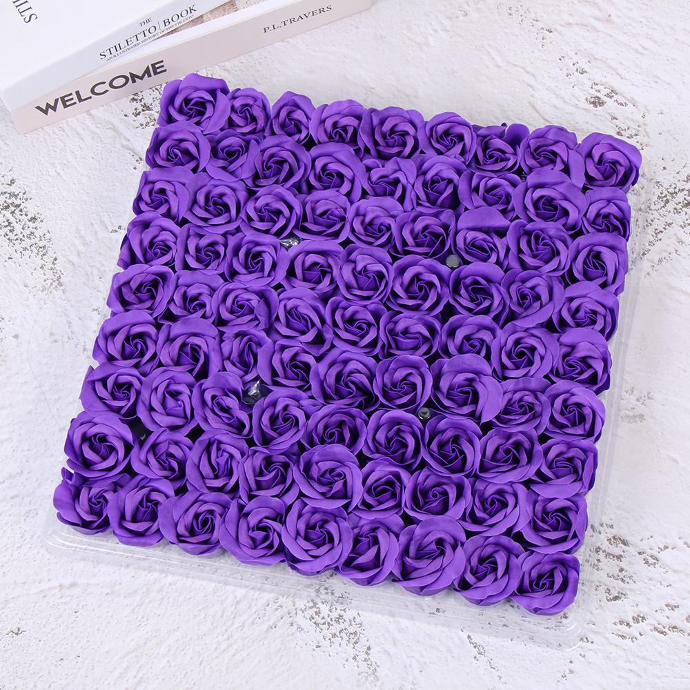 Свадебный декор Рождественская роза Мыльная роза Роза с медведем Искусственный декор Мыло для ванны Лепесток