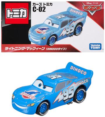 Disney Cars Tomica C-02 Молния Маккуин (Тип ДИНОКО)