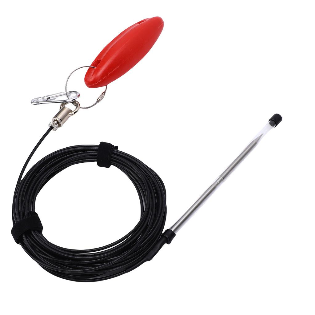 Fishing Stringer 500lbs Stainless Steel 26.2ft Fish Holder Stringer Prevent Tangling with Floater for Big Fish Outdoor