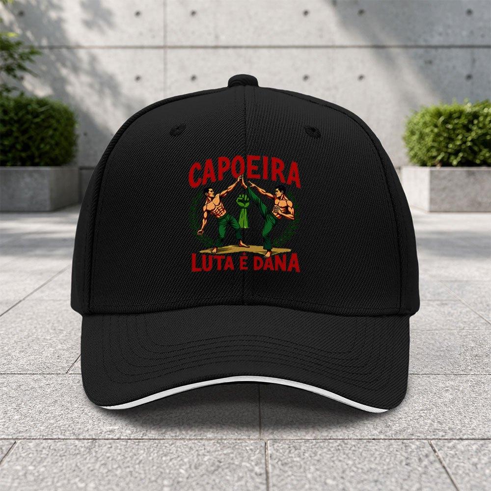 pc Capoeira Martial Arts Adjustable Sandwich Baseball Cap Trendy Printed Craft Suitable for Outdoor Sports And Camping Enth