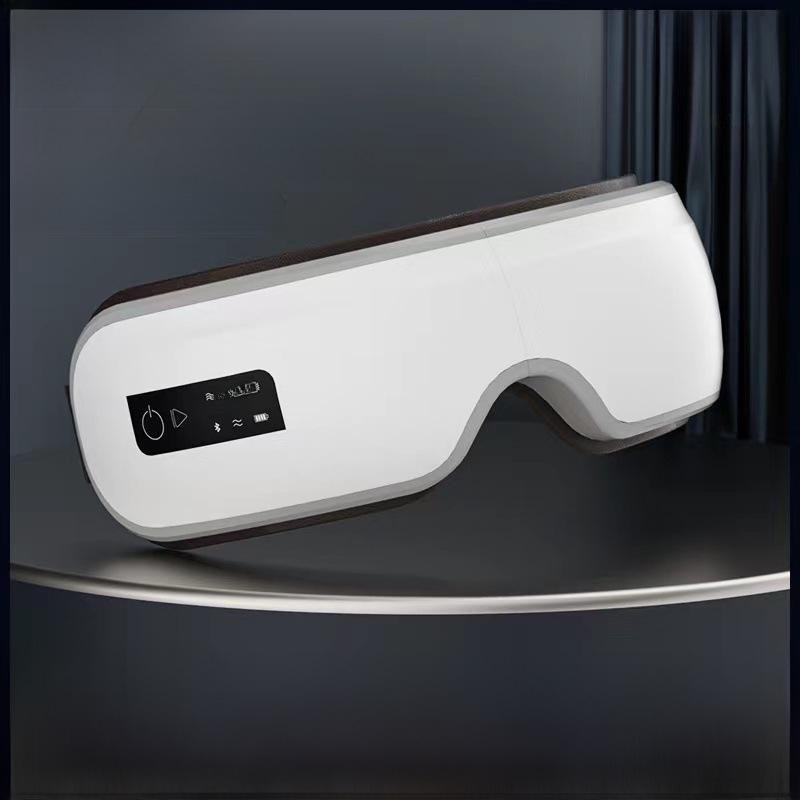 Массажер для глаз Bluetooth с вибрацией, акупунктурой и тепловой терапией для снятия усталости глаз
