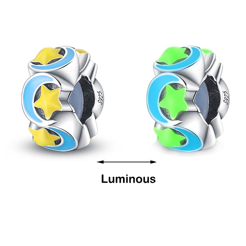 Charms 925 Sterling Silver Sun Moon Star Earth Rocket Planet Charms Beads Fit 925 Original Bracelets DIY Fine Jewelry