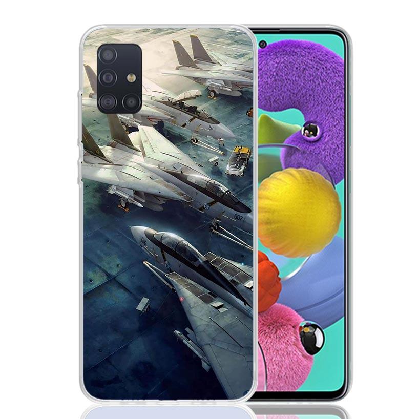 Крутой чехол для телефона с изображением самолета для Samsung Galaxy A52 A32 A22 A12 A02S A50S A30S A51 A31 AA71 Note 20 Ultra 10 S10 Plus Galax