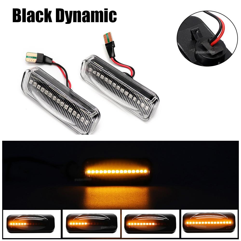 LED Sequential Side Marker Blinker Turn signal Lights for Opel Omega B Stufenheck Caravan Dynamic Reflector Indicator Lamps