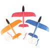 Foam Hand Throw Airplane Rubber Band Ejection Launch Glider Plane 35CM Toys