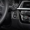 Start Stop Engine Button Switch Cover For BMW F30 F34 F32 F36 Carbon Fiber Trims