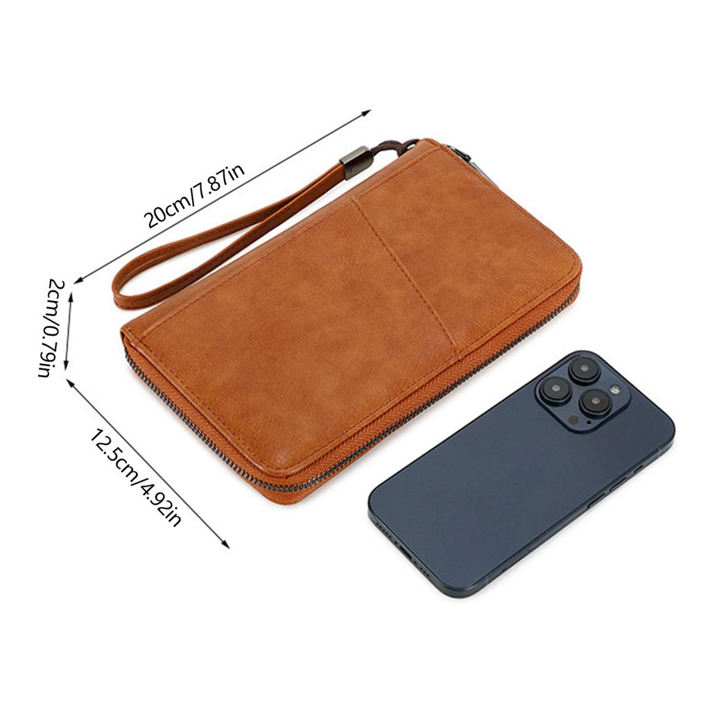 Portable Family Passport Holder Portable & Waterproof Travel Passport Holder Bag for Cards Boarding Pass Money
