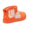 UGG Classic Ultra Mini Chopped Warm Durable Casual Comfortable Plush Ankle Snow Boots Women Boots Orange-Soda 1126373-OGS