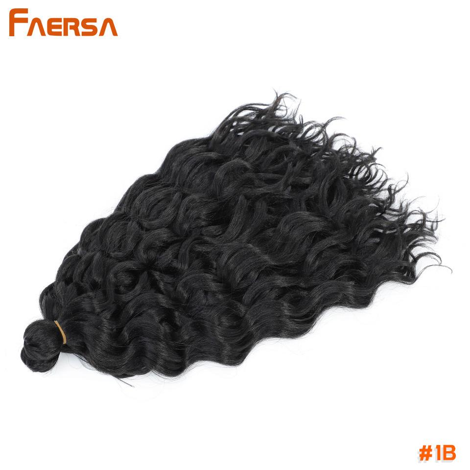 Волосы Ocean Wave Crochet Deep Wave Hawaii Curl Crochet Braids Синтетические косички Наращивание волос Ombre Blonde 18 дюймов Африканские кудри