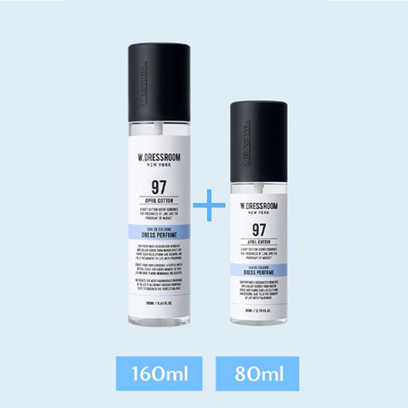 W.DRESSROOM Гипоаллергенные и антибактериальные духи Dress&Living Clear, включая выбор BTS, 160 мл+80 мл (36 вариантов)